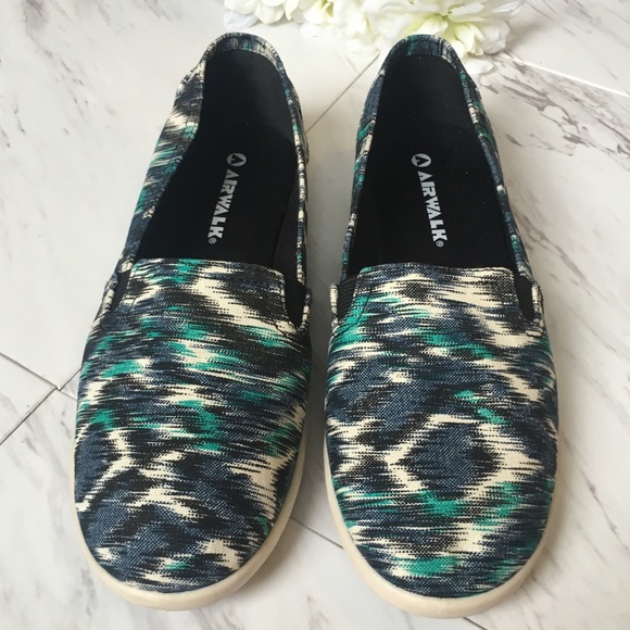 Airwalk | Blue Canvas Flats - Picture 2 of 8